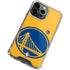 NBA Golden State Warriors Large Logo iPhone 15 Pro Clear Case